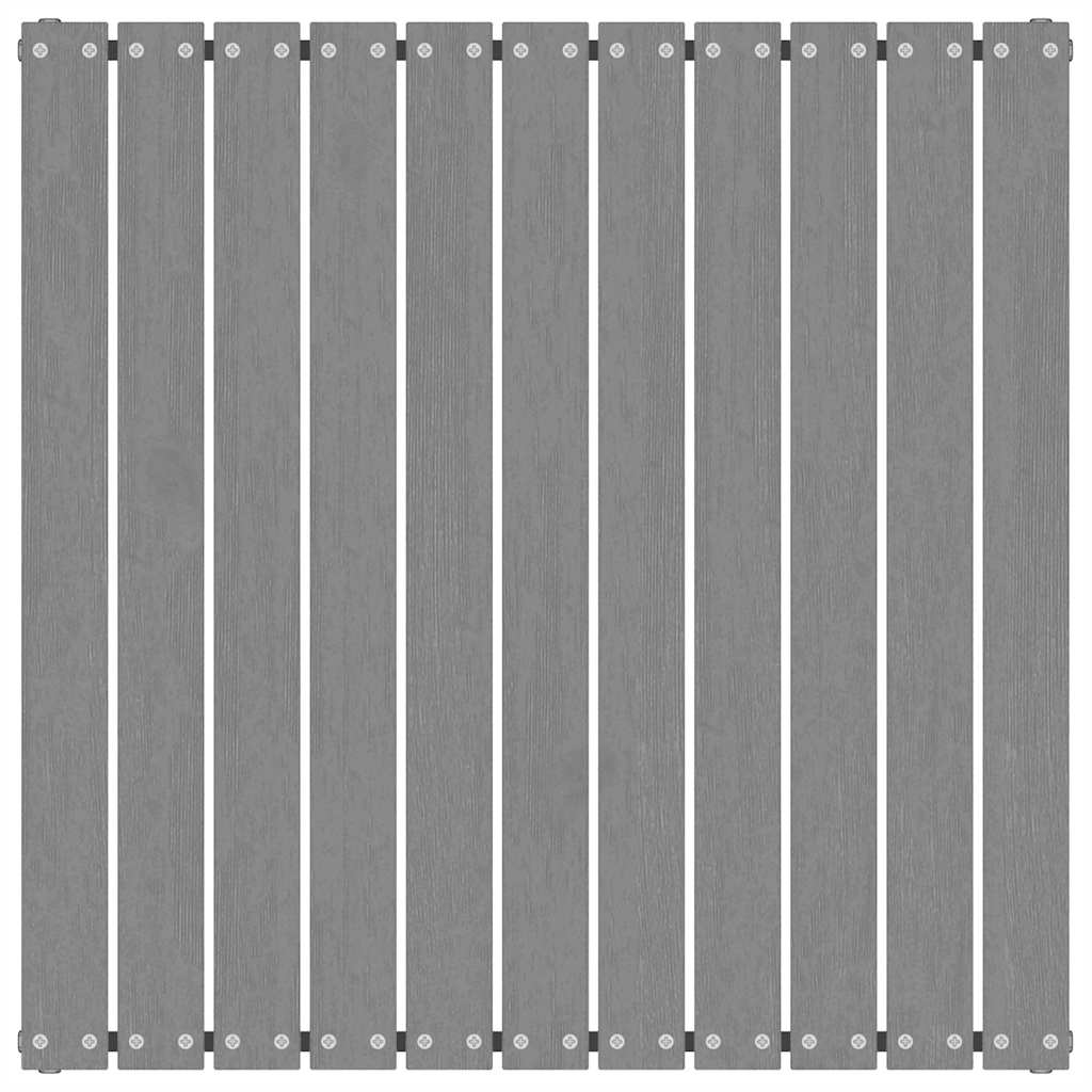 Fodskamler til haven 2 stk. med hynder massivt fyrretræ - grå, 1, fodskammel (2 stk.) - number 5.