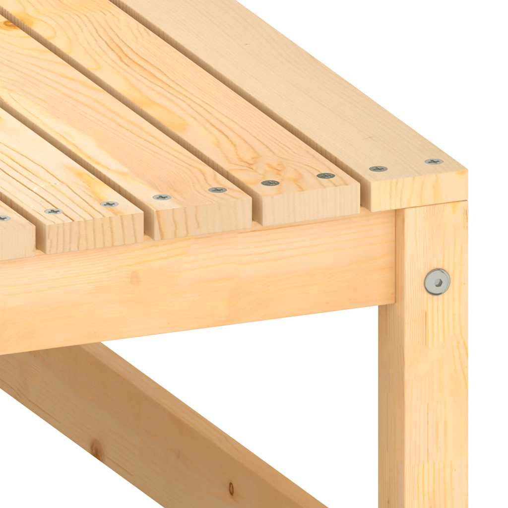 Do ogrodu z poduszką sosna lita - kolor naturalny, 1, podnóżek - number 5.