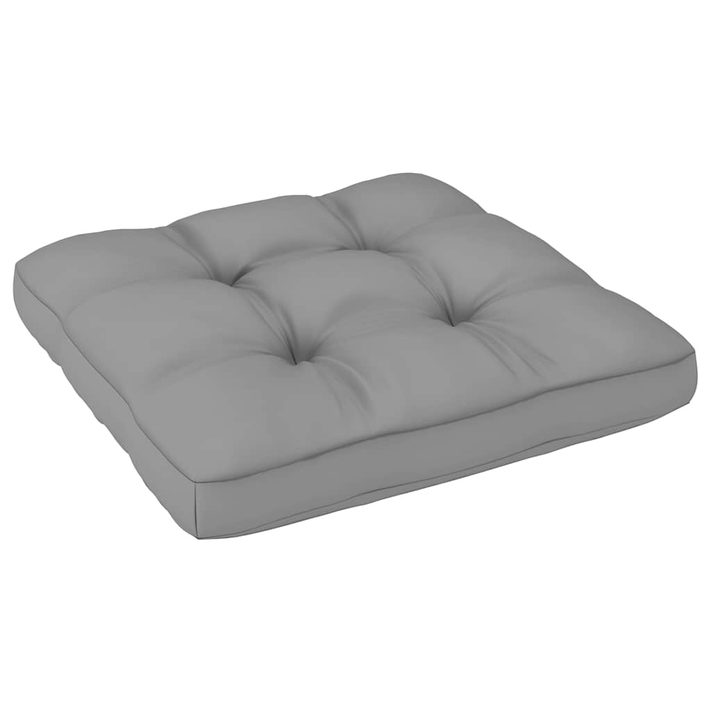 2-personers havesofa m. hynder massivt fyrretræ - naturfarvet og grå, 1, 2-sædet - number 7.