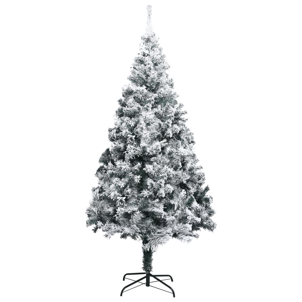 Artificial christmas tree with powder snow 400 cm pvc green - 400 x 190 cm, 1 - number 2.