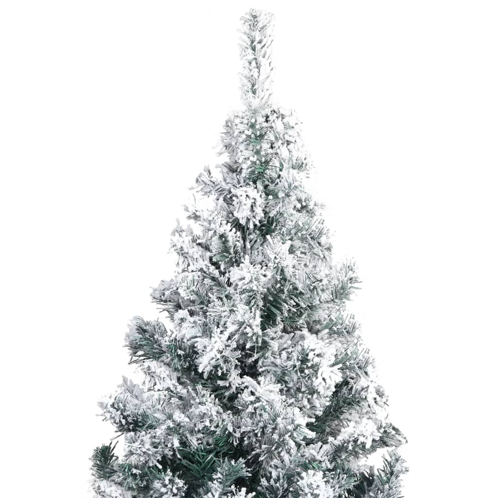 Artificial christmas tree with powder snow 400 cm pvc green - 400 x 190 cm, 1 - number 5.
