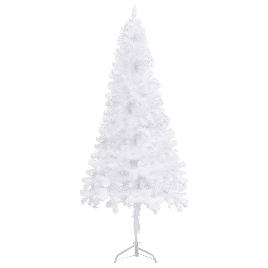 Artificial christmas tree for corner 240 cm pvc - white, 240 x 85 cm, 1 - number 3.