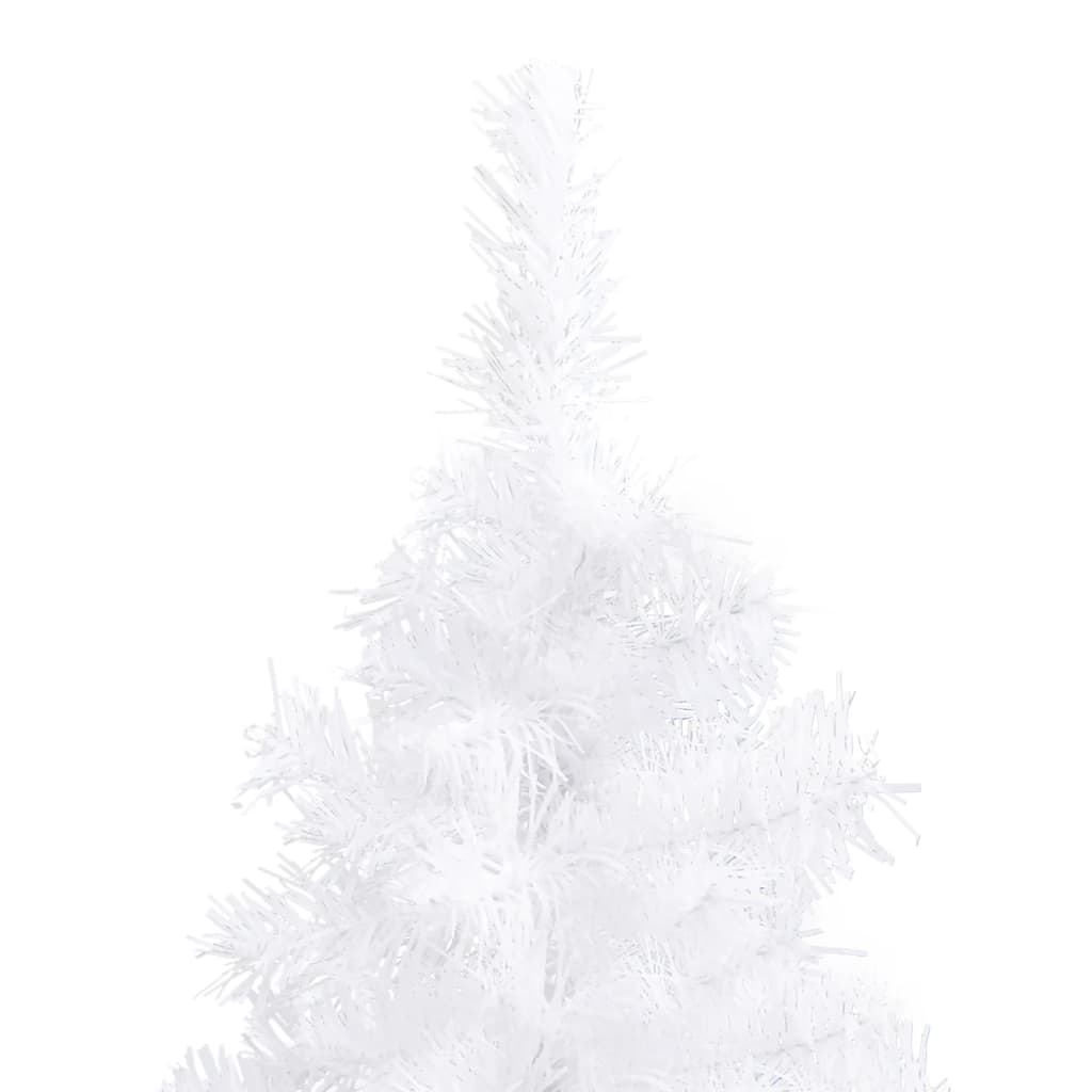 Artificial christmas tree for corner 240 cm pvc - white, 240 x 85 cm, 1 - number 6.