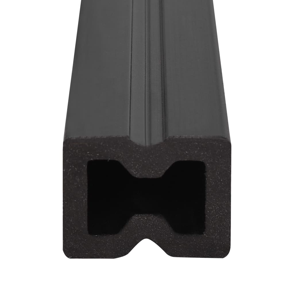 Terrassebrædder med tilbehør wpc 20 m² 4 m brun og grå - number 8.