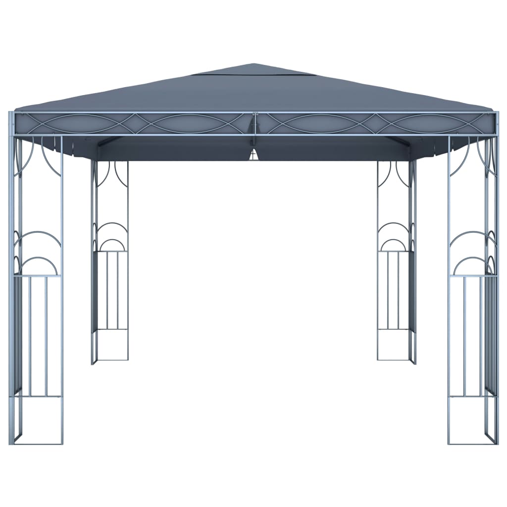 Padiglione con catene luminose a led - grigio antracite, 400 x 300 cm - number 5.
