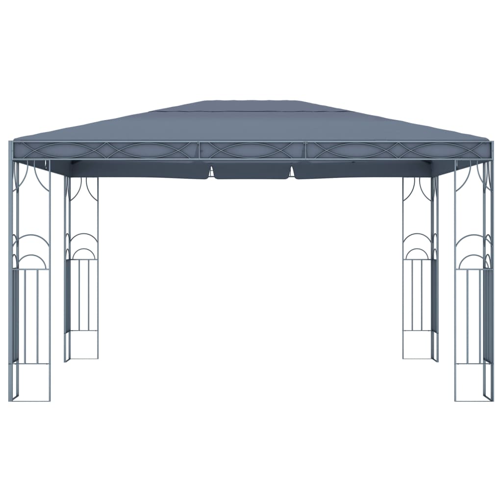 Padiglione con catene luminose a led - grigio antracite, 400 x 300 cm - number 4.