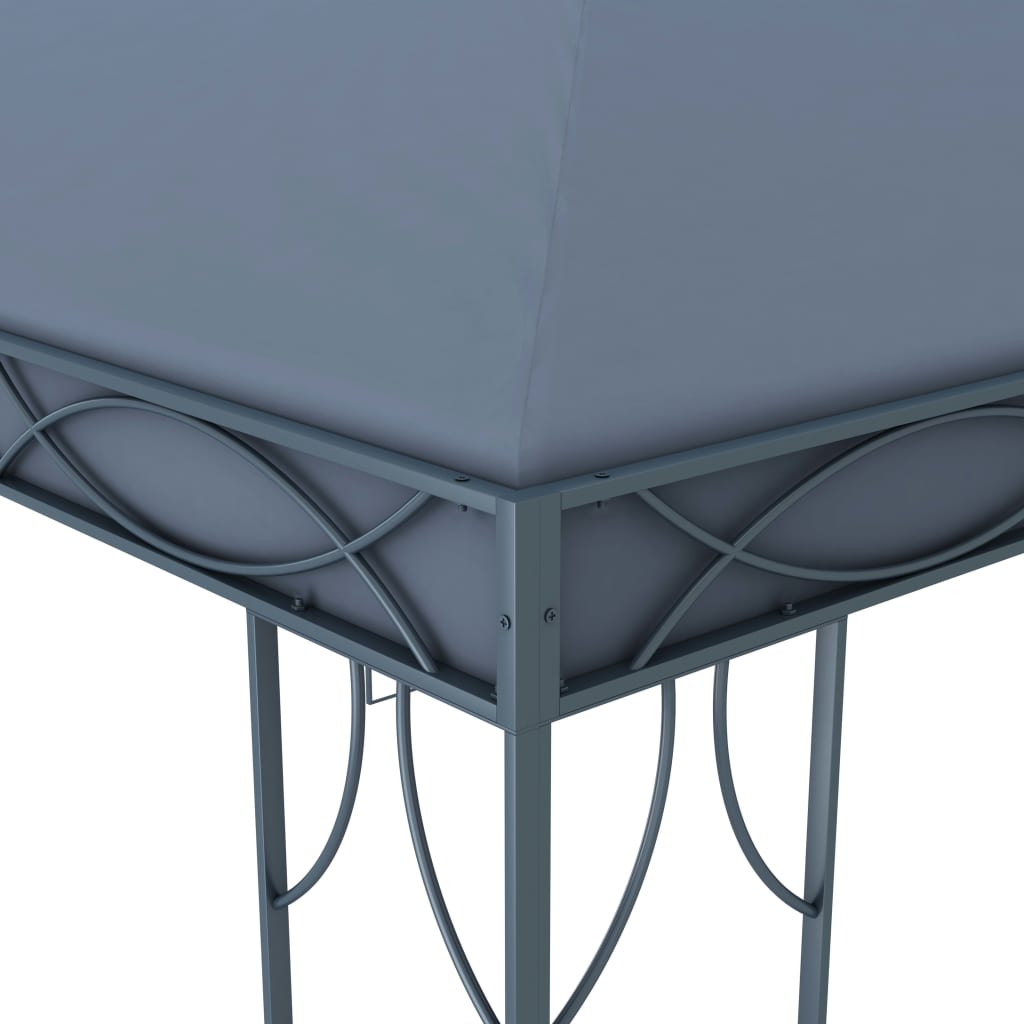 Padiglione con catene luminose a led - grigio antracite, 400 x 300 cm - number 6.