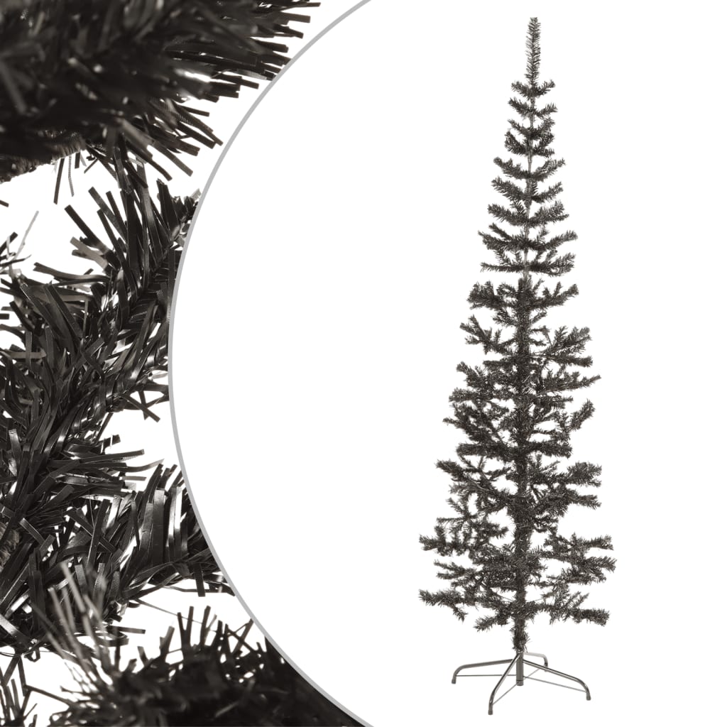 Sapin de noël étroit 240 cm - noir, 240 x 61 cm, 1 - number 1.