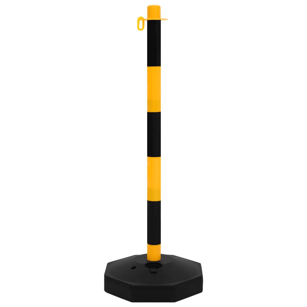 Set prometnih stupića s plastičnim lancem m - žuti, 2 - number 5.