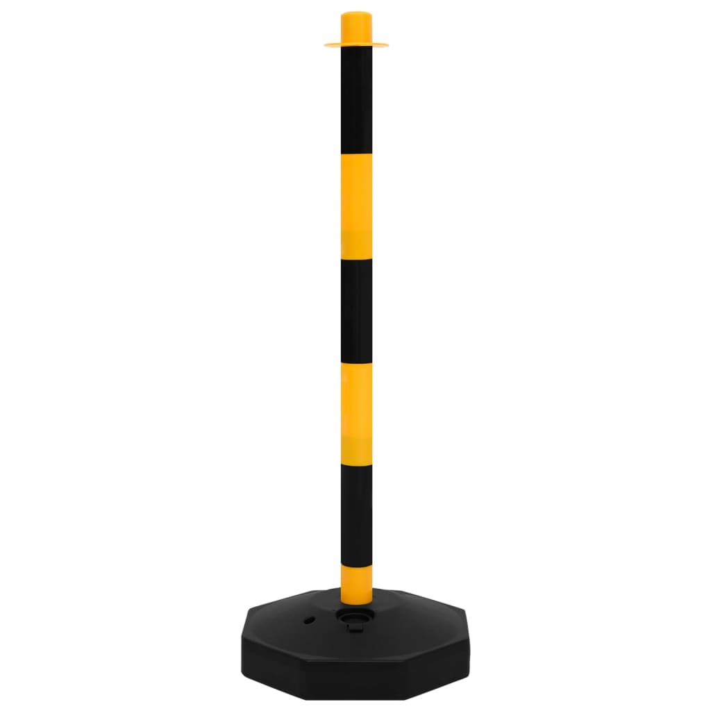 Set prometne gomile s plastičnim lancem m - žuta, 10 - number 4.