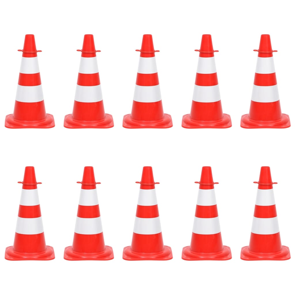 Set prometnih čunjeva s lancem od 10 m crveno-bijeli - number 3.