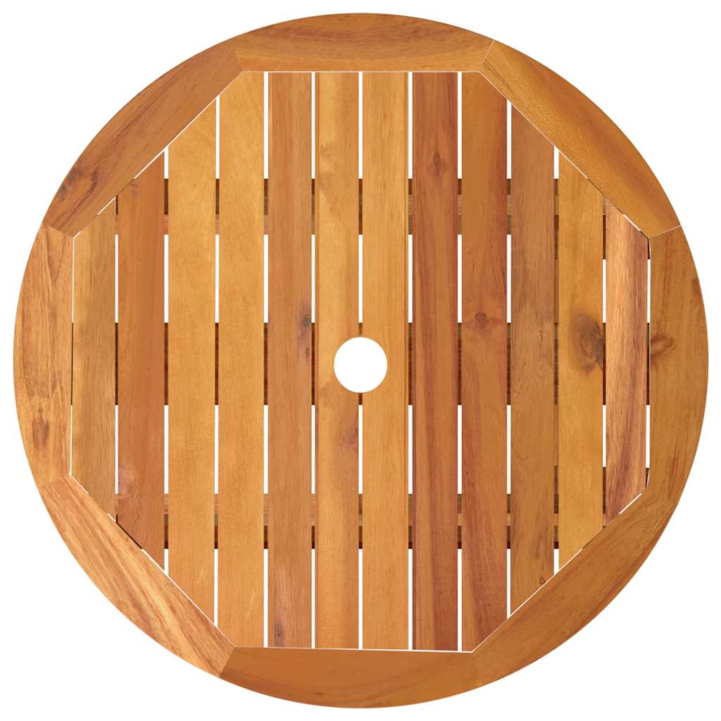 Sklopivi vrtni stol ø60x75 cm puno drvo eukaliptusa - number 4.