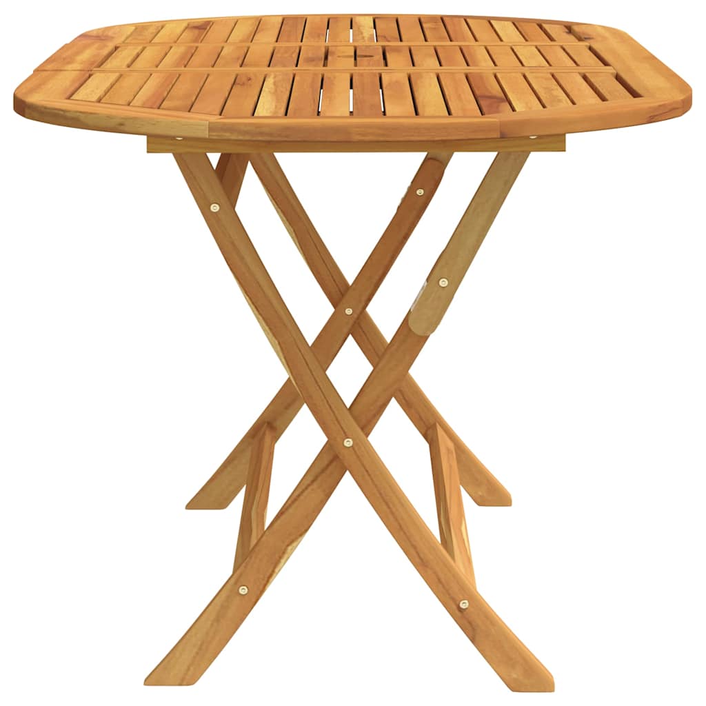 Sklopivi vrtni stol 160x85x75 cm puno drvo eukaliptusa - number 3.