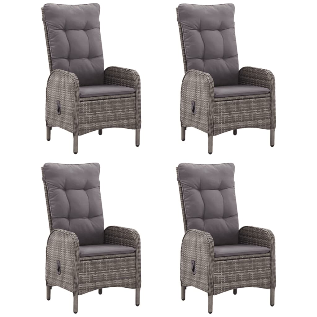 Spisebord sett for hage 5 deler - grå, 4 - number 2.