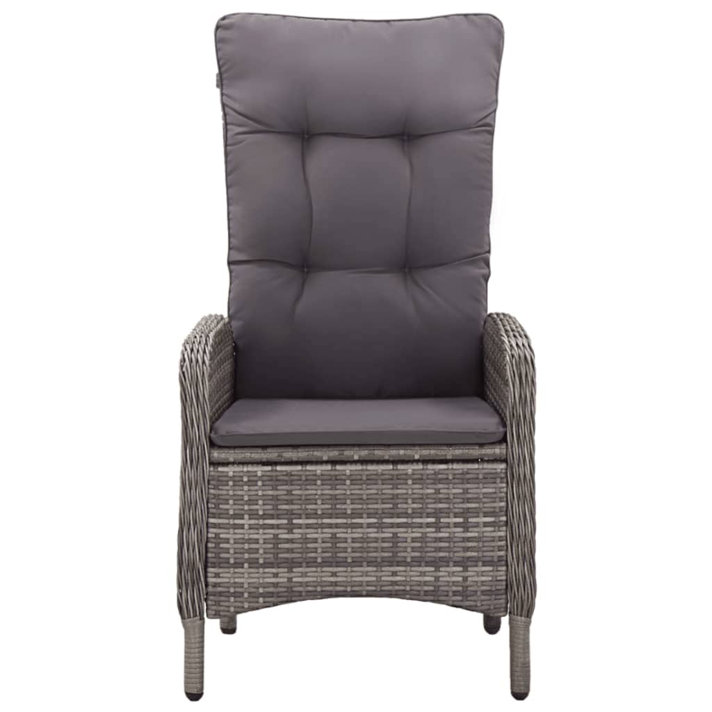 Spisebord sett for hage 5 deler - grå, 4 - number 4.