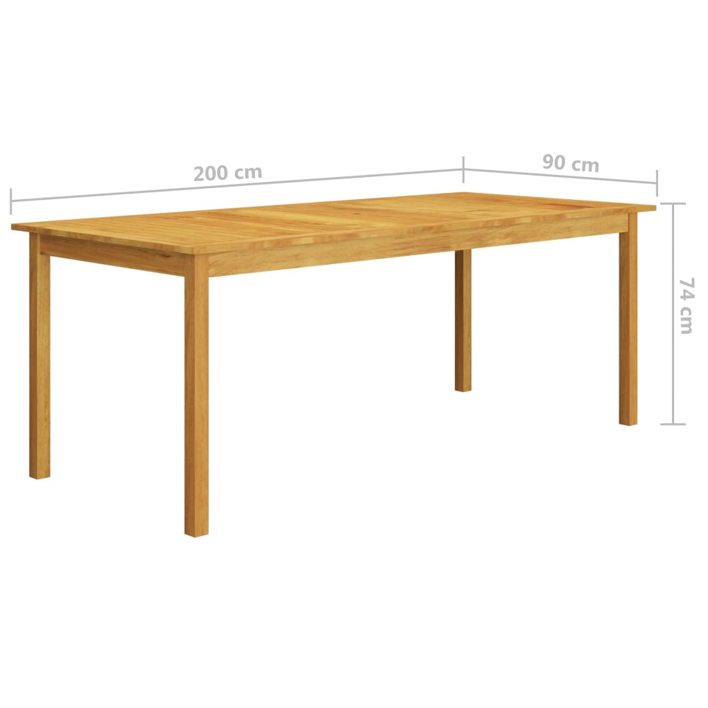 Spisebordsett for hagen 9 deler grå - number 9.