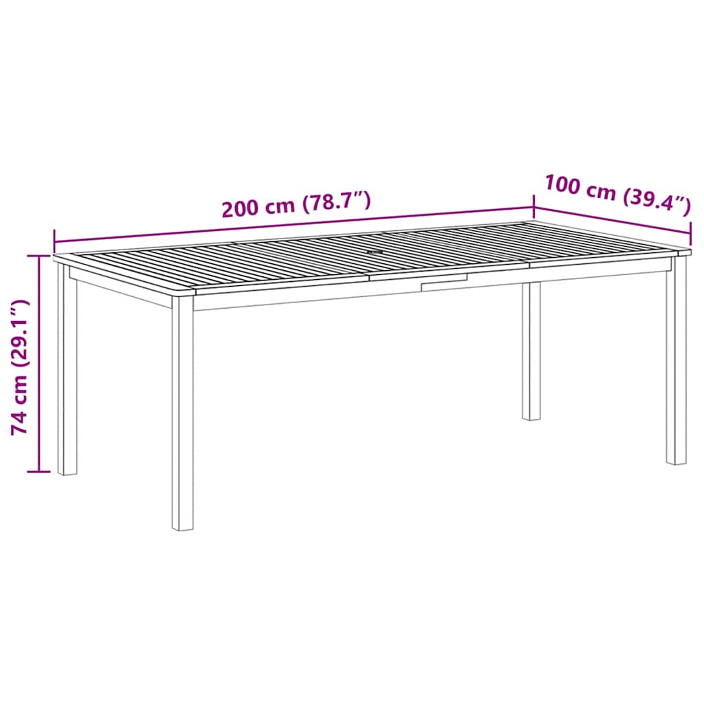 Blagovaonski stol stolice za vrt 7 dijelova - bež, 6 - number 11.
