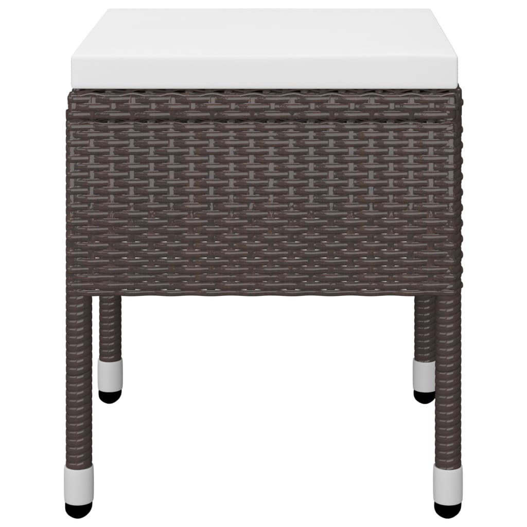 Spisebordssæt til haven 7 dele - brun, 6 - number 12.