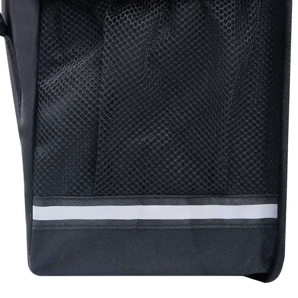 Dobbelt cykeltaske til bagagebærer vandtæt 35 l sort - 34 x 17 x 30 cm (l x b x h) - number 4.