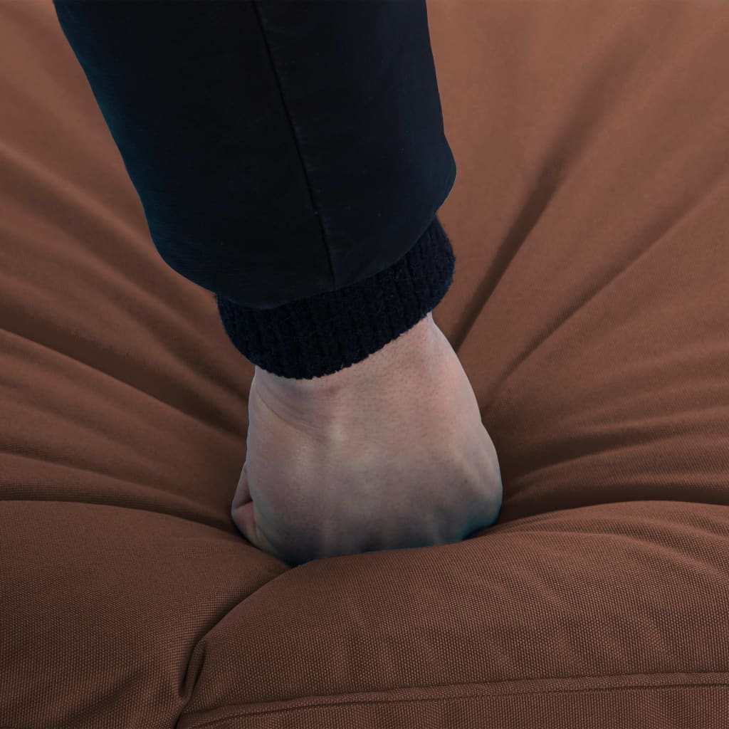 Sklopiva sunčana stolica oxford tkanina crna - smeđa, 1 - number 7.