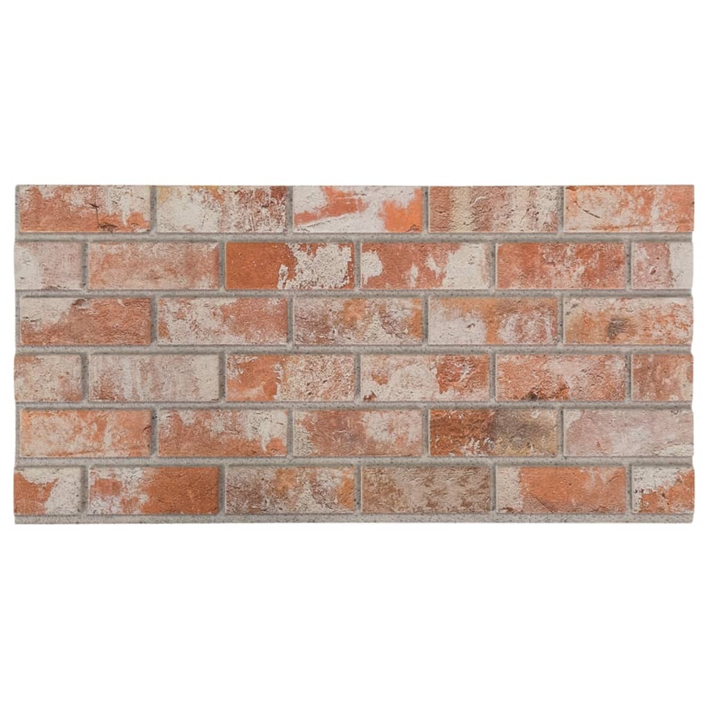 3d-vægpaneler stk. eps murstensdesign rød - orange, 10 - number 2.