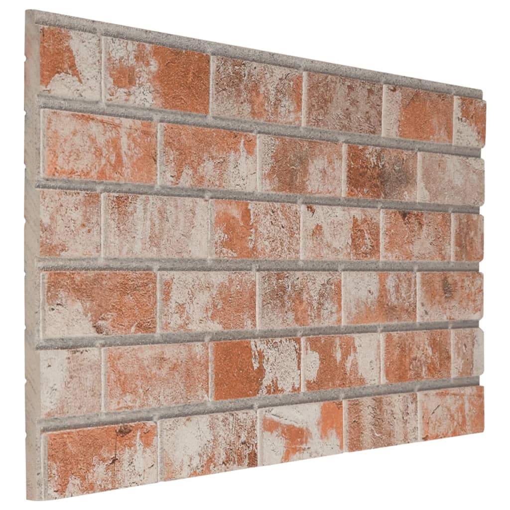 3d-vægpaneler stk. eps murstensdesign rød - orange, 10 - number 4.