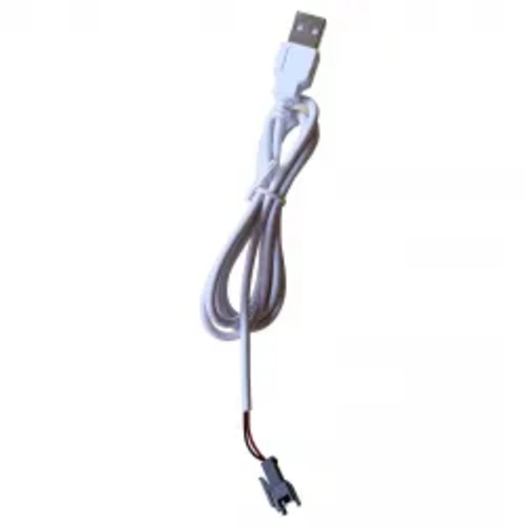 Badeværelsesskab med spejl + led-lys 50x14x60 cm - grå, 1 - number 7.