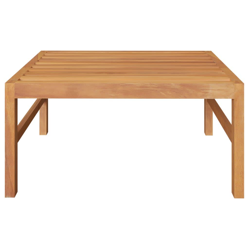 Komplet wypoczynkowy do ogrodu 2 części z ciemnoszarymi poduszkami z drewna tekowego - number 5.