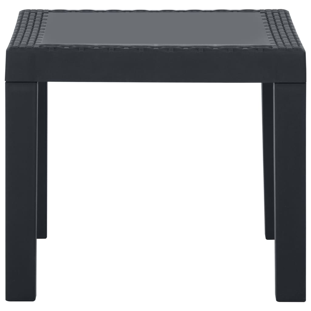 Loungesæt til haven dele med hynder plastik - grå, 3 - number 4.