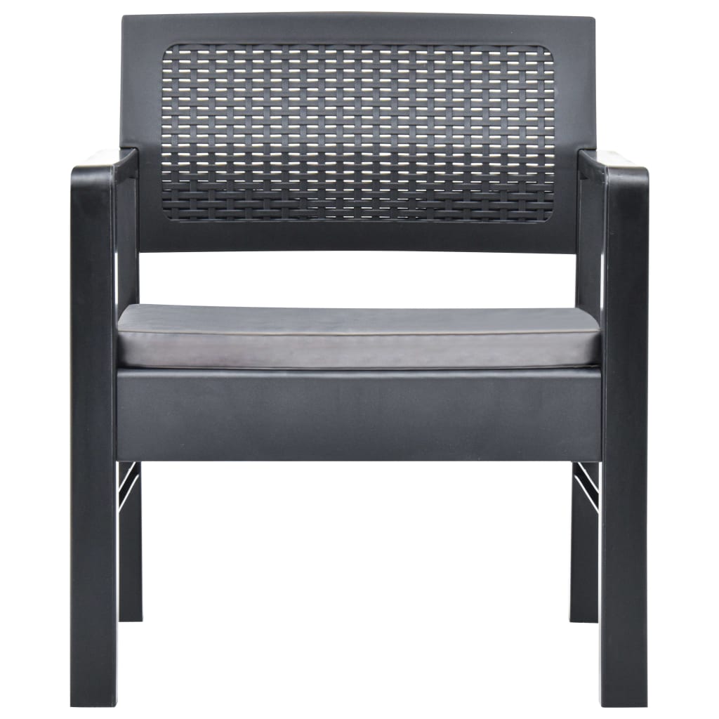 Loungesæt til haven dele med hynder plastik - grå, 3 - number 8.