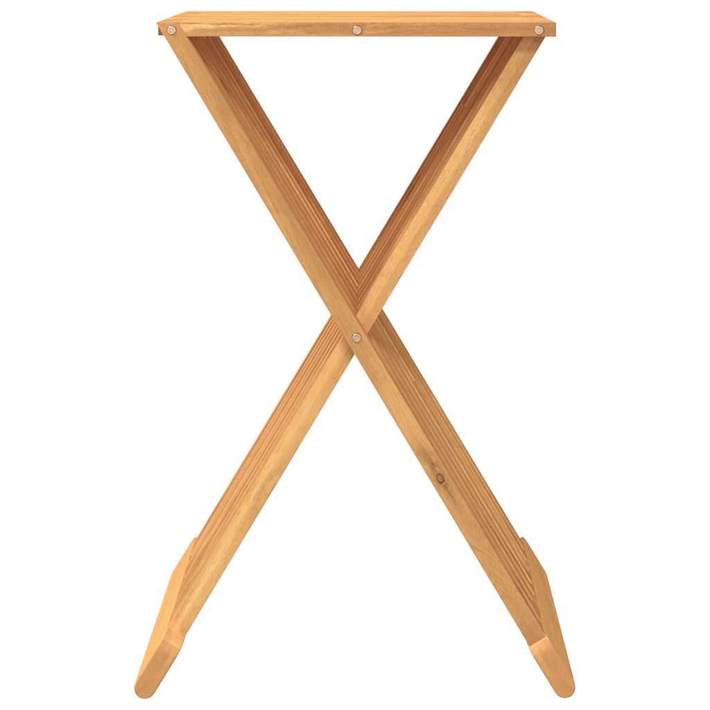 Sammenleggbar krakk 40x32,5x70 cm heltre teak - number 3.