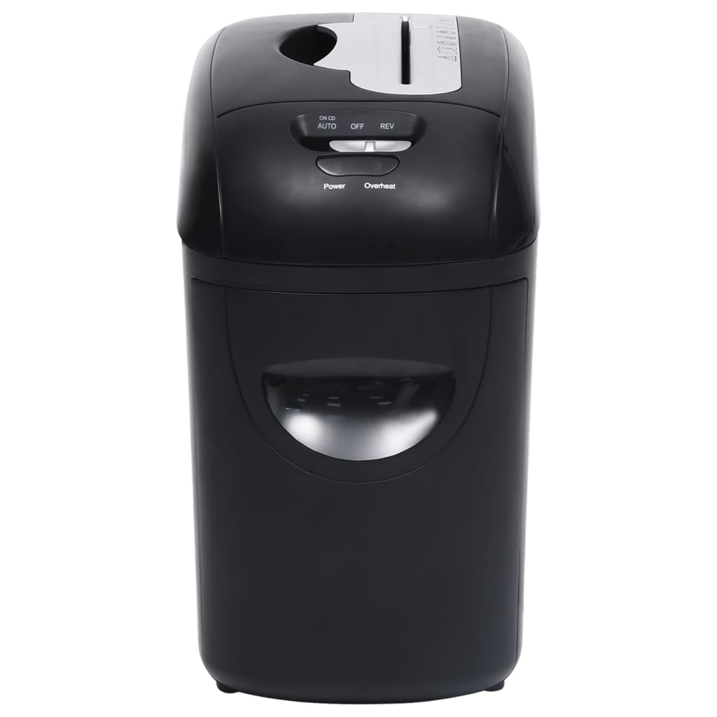 Destructora de papel 10 hojas microcorte negra - number 3.