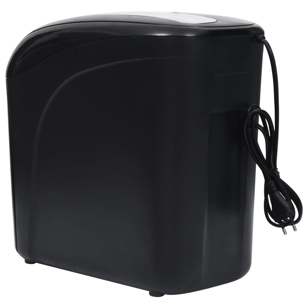 Destructora de papel 10 hojas microcorte negra - number 5.