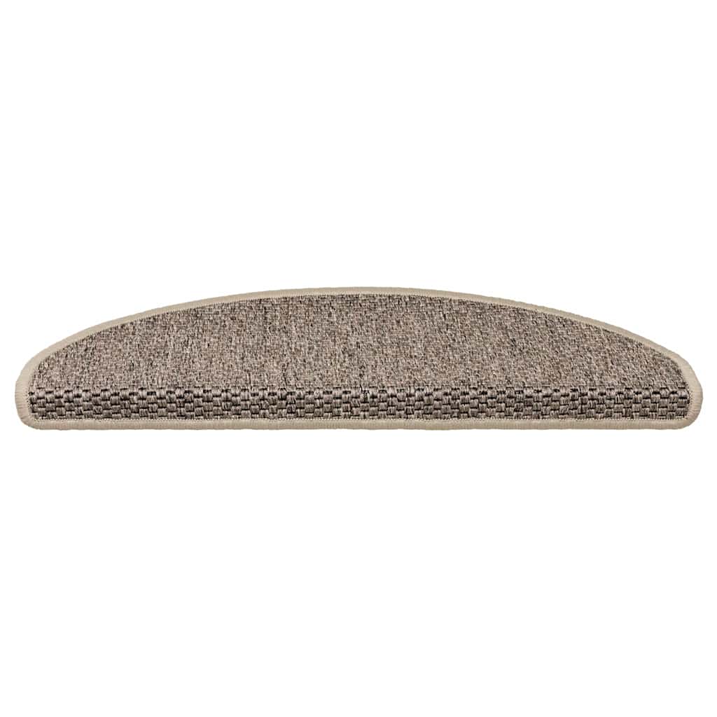 Paragraphe de tapis d'escalier auto-adhésifs. sisal -look beige - beige sombre, 65 x 21 x 4 cm, 15 - number 3.