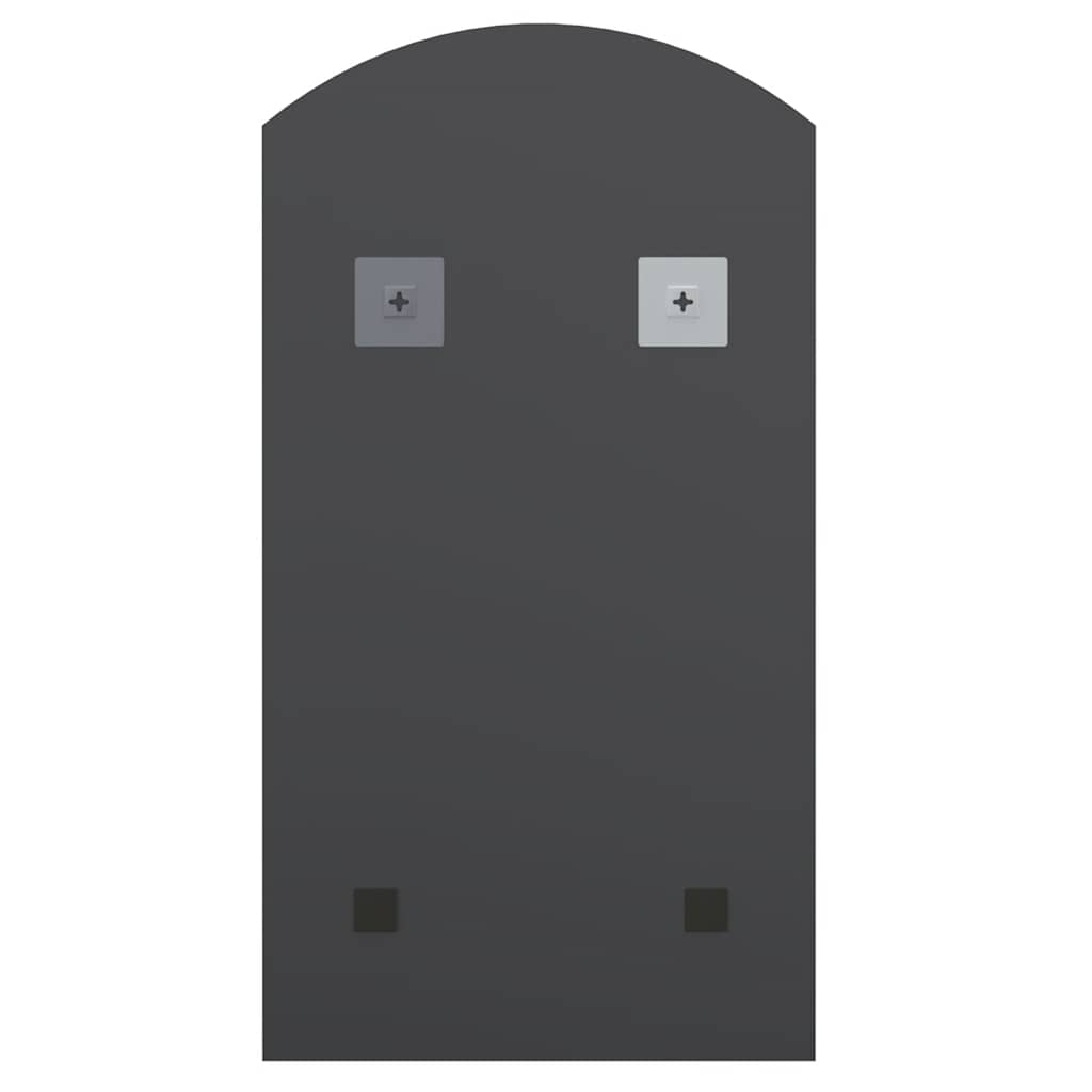 Miroir en verre - 90 x 45 cm, 1, sans joints, courbé - number 4.