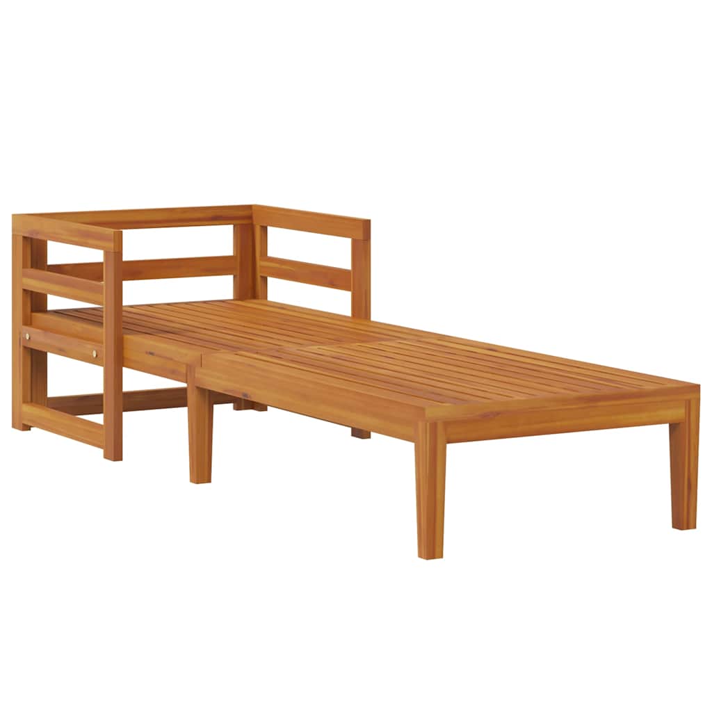 Ležaljka s jastucima od punog bagremovog drva - number 3.