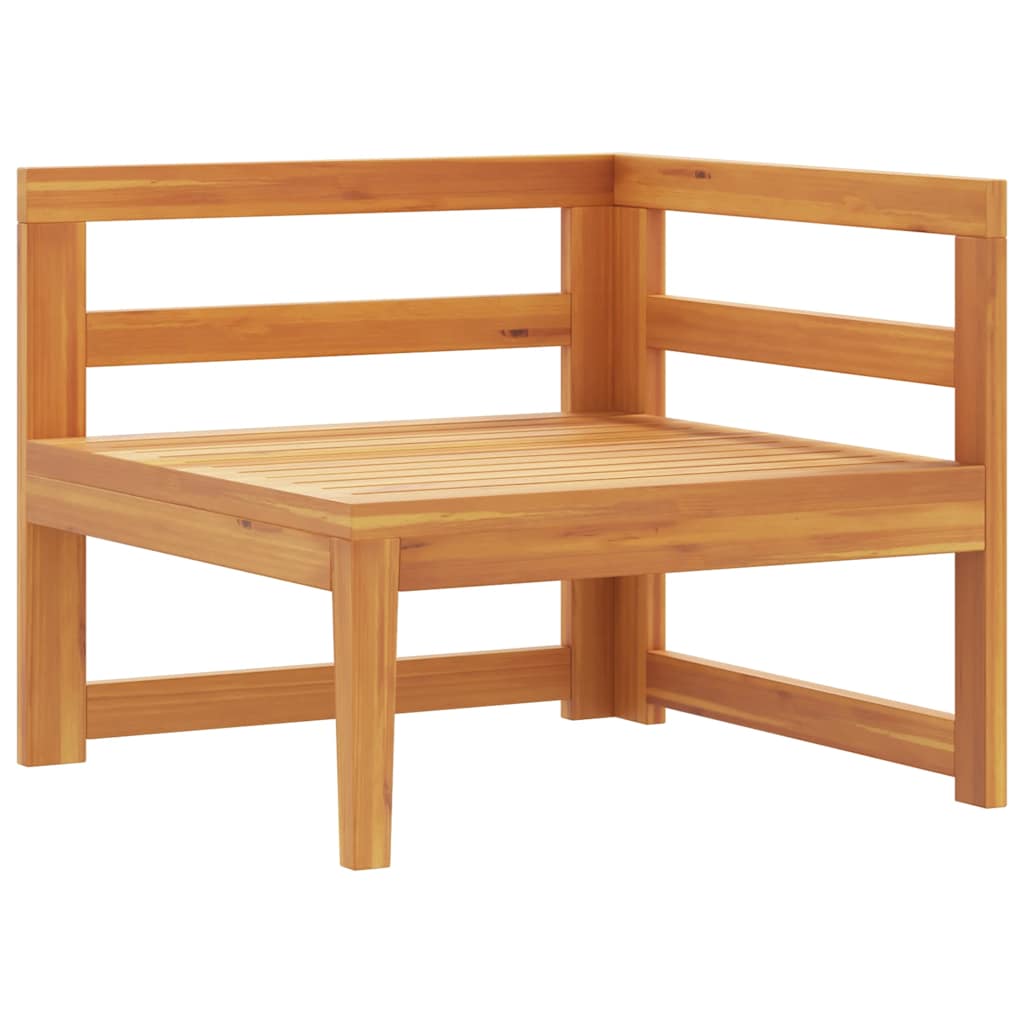 Kutni dio za garnituru sa jastucima puno bagremovo drvo - tamno siva, 1, kutna garnitura - number 3.