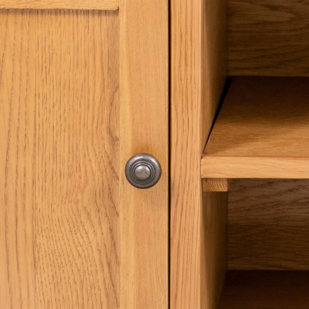 Tv-skap 110x35x44 cm heltre eik - number 6.