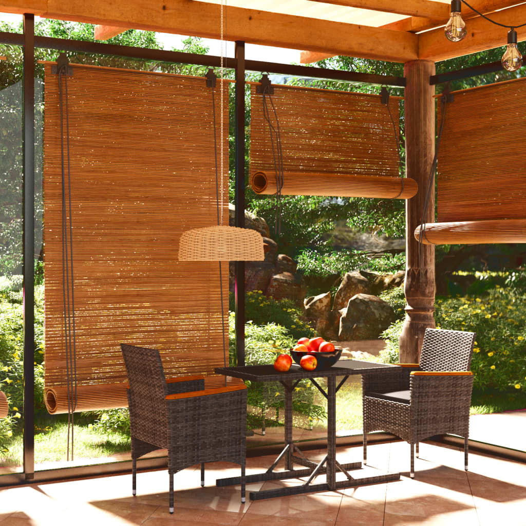 Spisebordsett for hagen 3 deler grått - number 1.