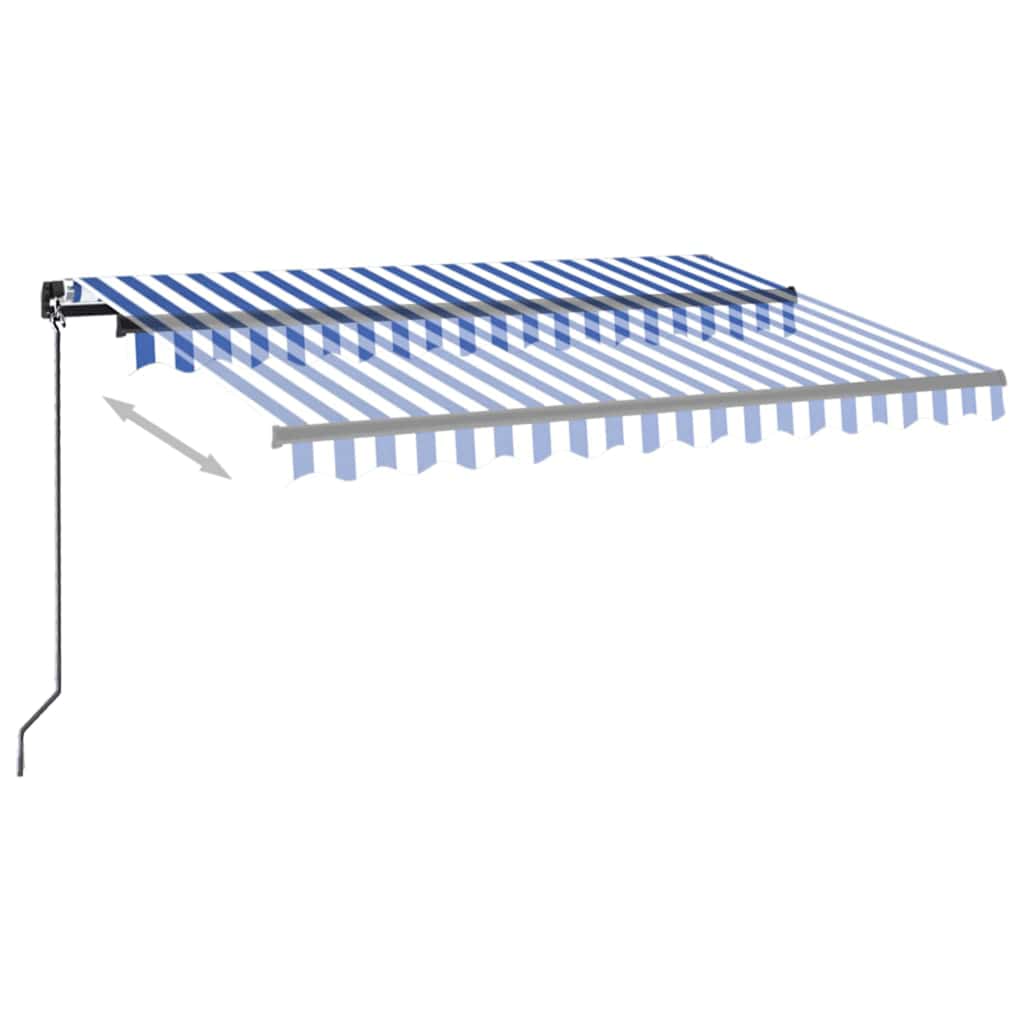 Arkise m. led light manual operation - blue and white, 350 x 250 cm, 1 - number 3.