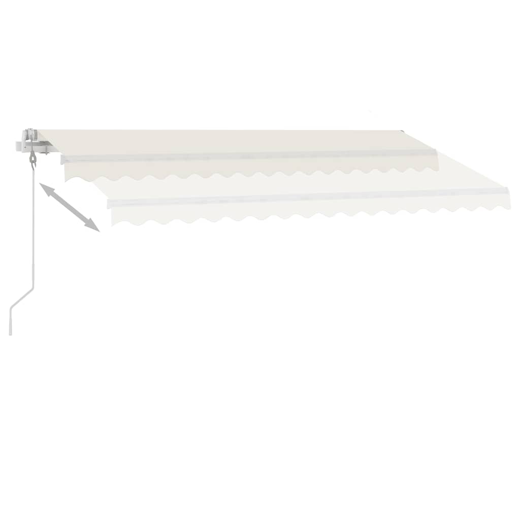 Arkise m. led + winds sensor automatically - cream, 400 x 350 cm, 1 - number 6.