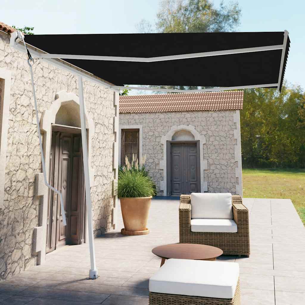 Free -standing awning manual operation - anthracite gray, 300 x 250 cm, 1 - number 1.