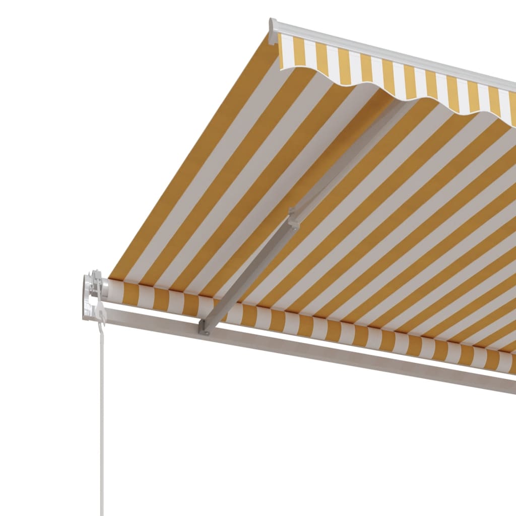 Awning automatic operation - yellow and white, 500 x 350 cm, 1 - number 5.