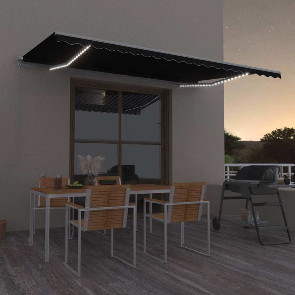 Toldo con luz led de accionamiento manual - number 1.
