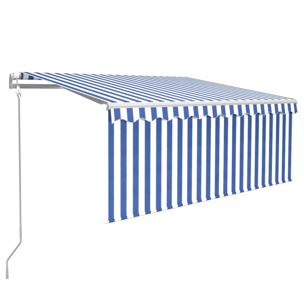 Arkise m. curtain 3x2.5 m manual operation - blue and white, 3 x 2.5 m, 1 - number 2.