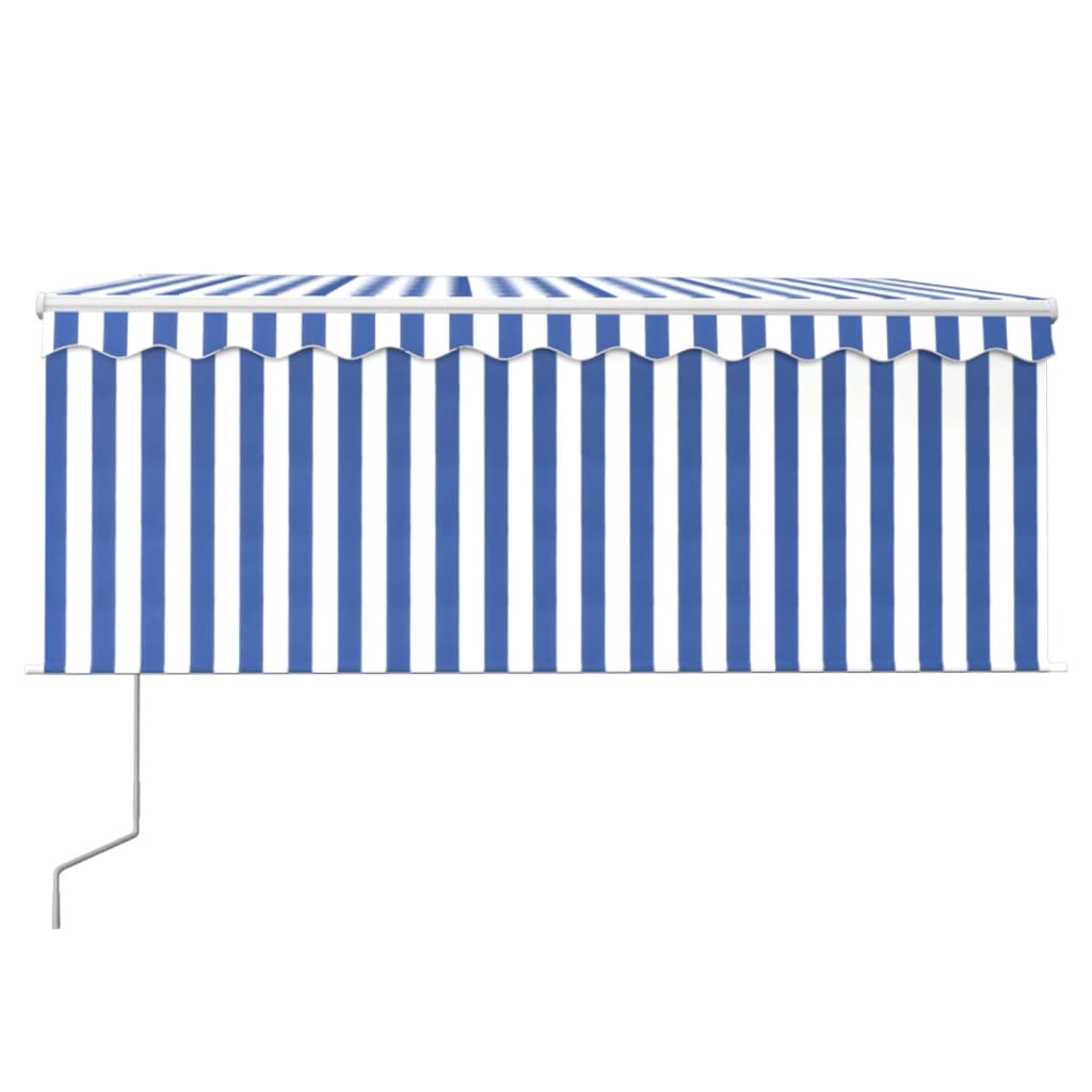 Arkise m. curtain 3x2.5 m manual operation - blue and white, 3 x 2.5 m, 1 - number 3.