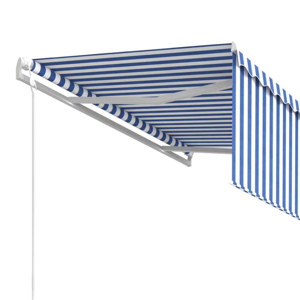 Arkise m. curtain 3x2.5 m manual operation - blue and white, 3 x 2.5 m, 1 - number 5.