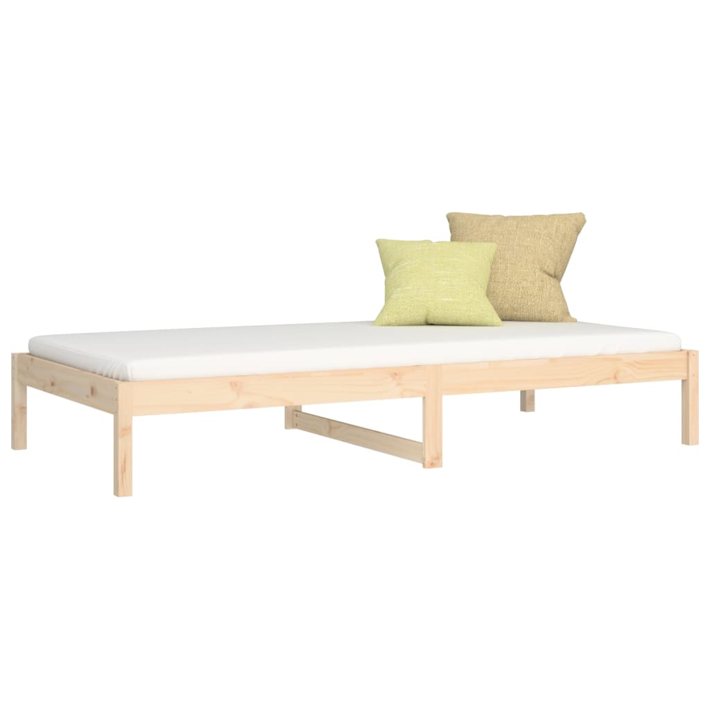 Daybed enkelt massiv furu - naturfarge, 90 x 190 cm - number 3.