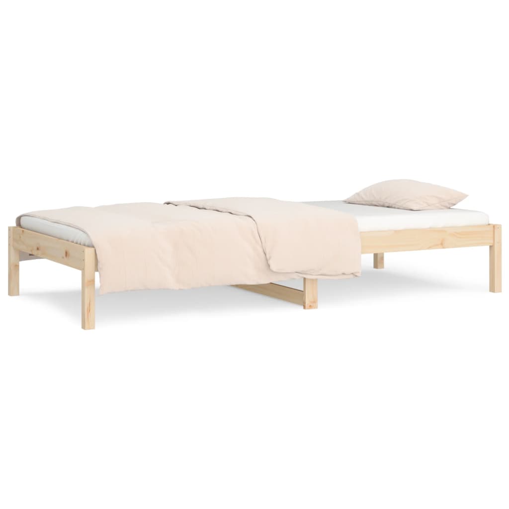 Daybed enkelt massiv furu - naturfarge, 90 x 190 cm - number 5.