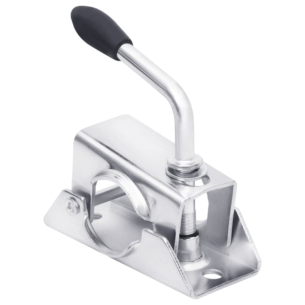 Klembøjler til næsehjul 2 stk. 13,5x6,5x14 cm galvaniseret stål - number 2.